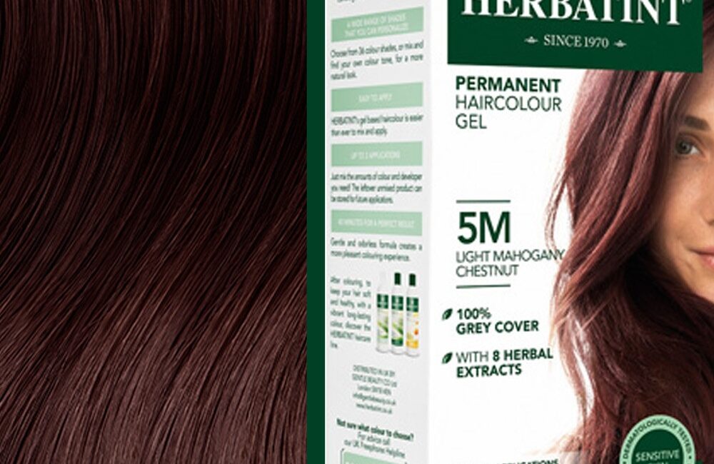 Herbatint trwała farba do włosów z ekstraktami ziołowymi 150ml 5M Jasny Mahoniowy Kasztan