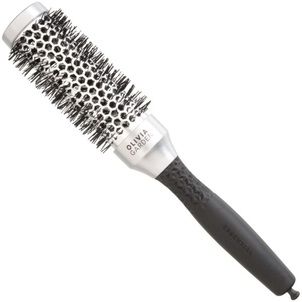 Olivia Garden Essential Blowout Classic Silver - szczotka do stylizacji włosów 35 mm