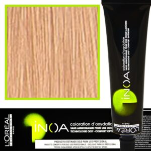 Loreal Inoa farba do włosów głęboki i trwały kolor dodatkowa ochrona włosa 60 ml 9.2 Bardzo Jasny Blond Opalizujący