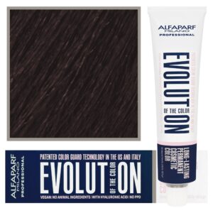 Alfaparf Evolution - wegańska farba do koloryzacji włosów, 60ml 5NB |  Jasny Ciepły Brąz