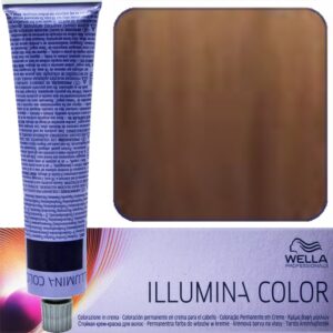 Wella Illumina Color - profesjonalna farba do włosów, 60ml 7/3 - Średni Złoty Blond