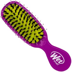 Wet Brush Mini Shine Enhancer - mała szczotka z włosiem dzika Purple | Fioletowy