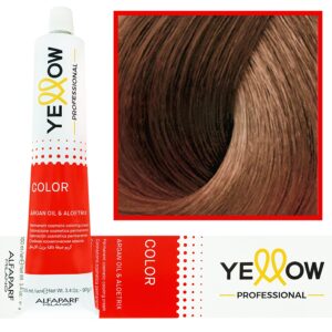 Alfaparf Yellow - trwała farba do włosów z aloesem i kiełkami pszenicy, 100ml 9,4 | Bardzo Jasny Miedziany Blond