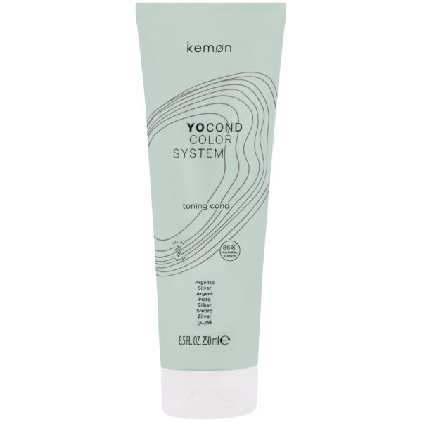 Kemon Yo Cond Color System Toning Conditioner - koloryzująca odżywka do włosów, 250ml Argento | Srebro