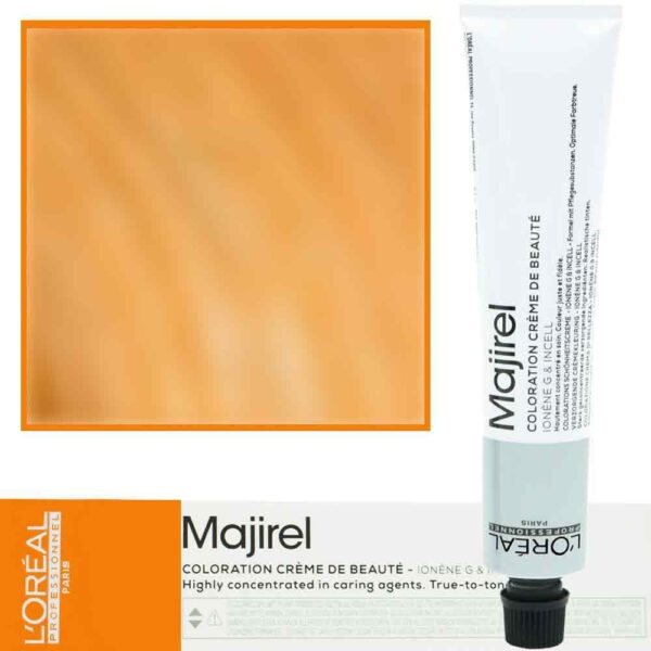 Loreal Majirel - profesjonalna farba do włosów, paleta kolorów, 50ml 8.30 Jasny Blond Zlocisty Intensywny