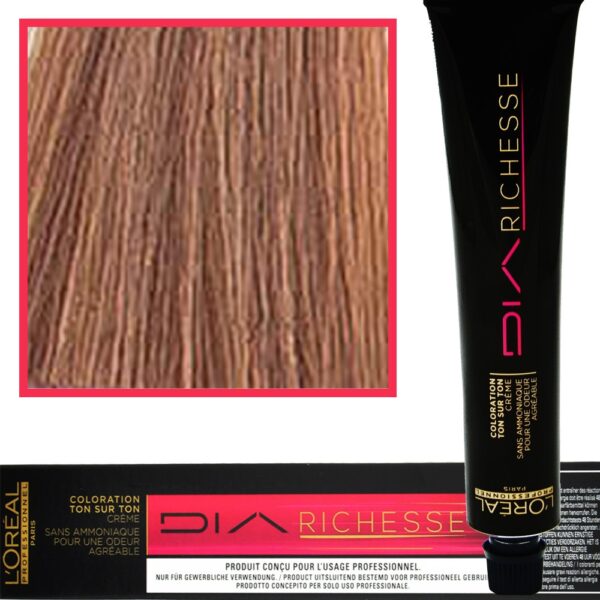 Loreal Dia Richesse farba do włosów 50ml 8.02 Jasny Blond Naturalny Opalizujący