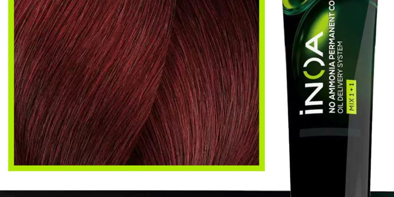 Loreal Inoa farba do włosów głęboki i trwały kolor dodatkowa ochrona włosa 60 ml 5.60 Jasny Brąz Czerwony Intensywny