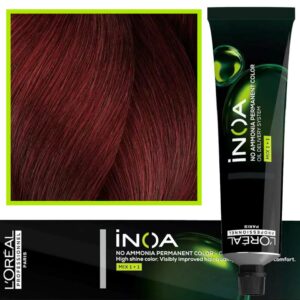 Loreal Inoa farba do włosów głęboki i trwały kolor dodatkowa ochrona włosa 60 ml 5.60 Jasny Brąz Czerwony Intensywny