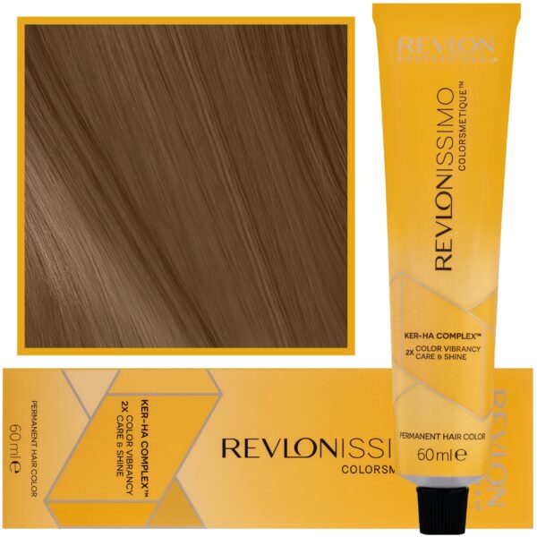 Revlon Revlonissimo Colorsmetique - kremowa farba do włosów, 60ml 6,34 | Ciemny Złoty Miedziany Blond