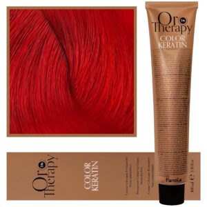 Fanola Oro Therapy - farba do włosów bez amoniaku, pełna paleta kolorów Red | Czerwień