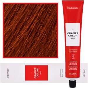 Kemon Cramer Color – kremowa farba do włosów z olejem kokosowym, 100ml 7,4 | Miedziany Blond