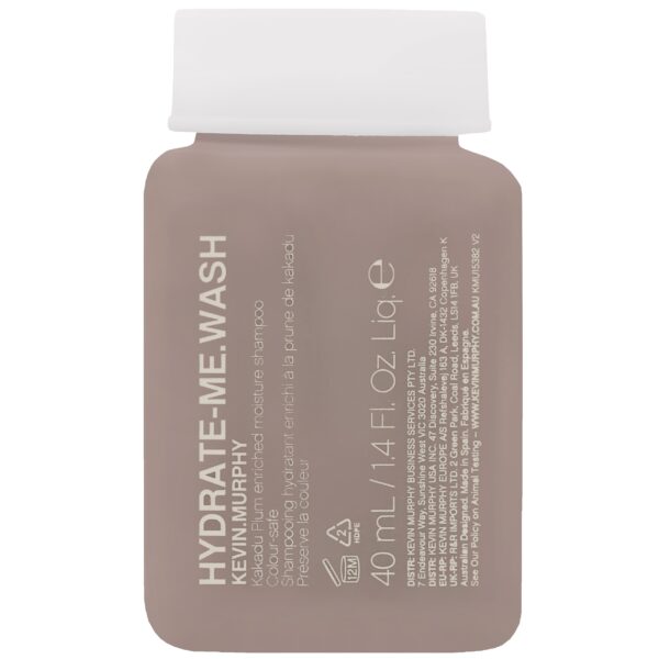 Kevin Murphy Hydrate-Me Wash Shampoo - szampon nawilżający do włosów suchych, 40ml