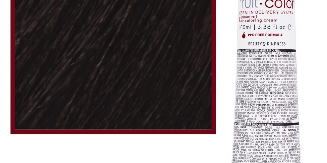 Alter Ego Technofruit Color – farba z keratyną do trwałej koloryzacji włosów, 100ml 7/11 | Blond Intensywnie Popielaty