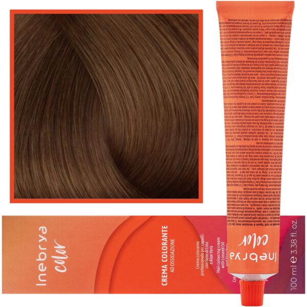 Inebrya Color - farba krem koloryzujący do włosów, 100ml 7/17 | Kaszmirowy Blond