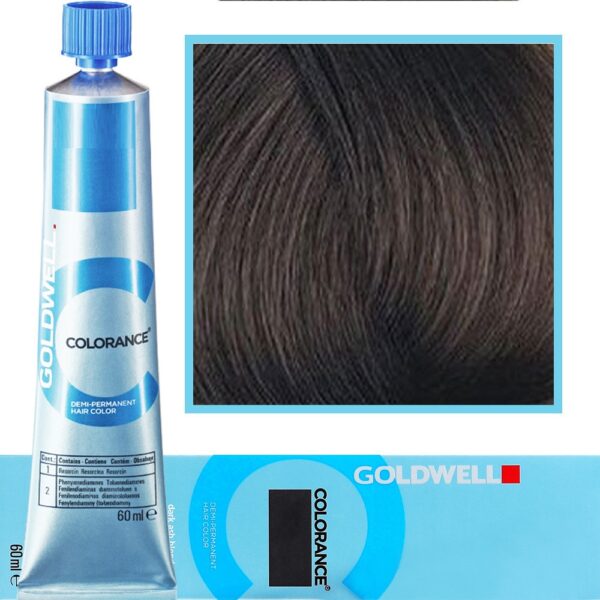 Goldwell Colorance - profesjonalna farba do półtrwałej koloryzacji, 60ml 5N | Naturalny Jasny Brąz