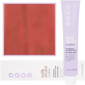 Milk Shake Creative - farba do włosów 100ml, pełna paleta kolorów 7,666 | 7RRR || Średni Ognisty Czerwony Blond