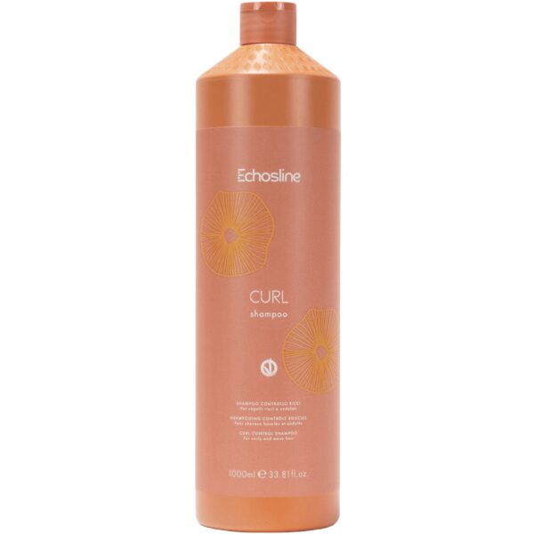 Echosline Curl Shampoo - szampon do włosów kręconych, 1000ml
