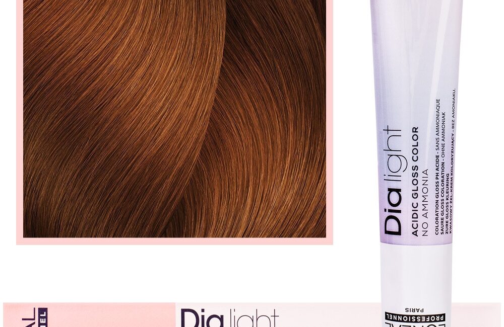 Loreal Dia Light - profesjonalna farba do włosów, 50ml 7.43 Blond Miedziano-Złocisty