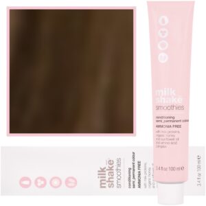 Milk Shake Smoothie Semi-Perm - farba do włosów bez amoniaku 100ml, paleta kolorów 6,3 | 6G || Ciemny Złocisty Blond
