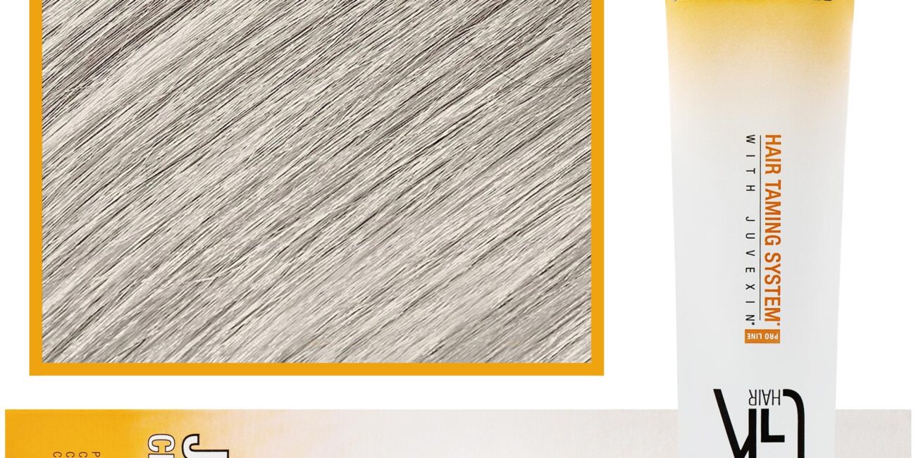 GK Hair Juvexin - farba do koloryzacji włosów z keratyną, 100ml 901S | Ultra Ash Superligh