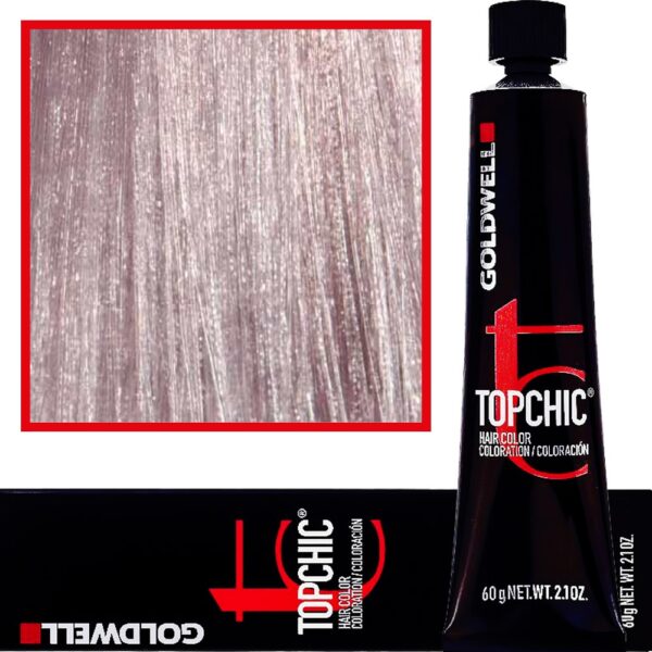 Goldwell Topchic - profesjonalna farba do włosów, 60ml 11-SV Srebrno-Fioletowy Blond