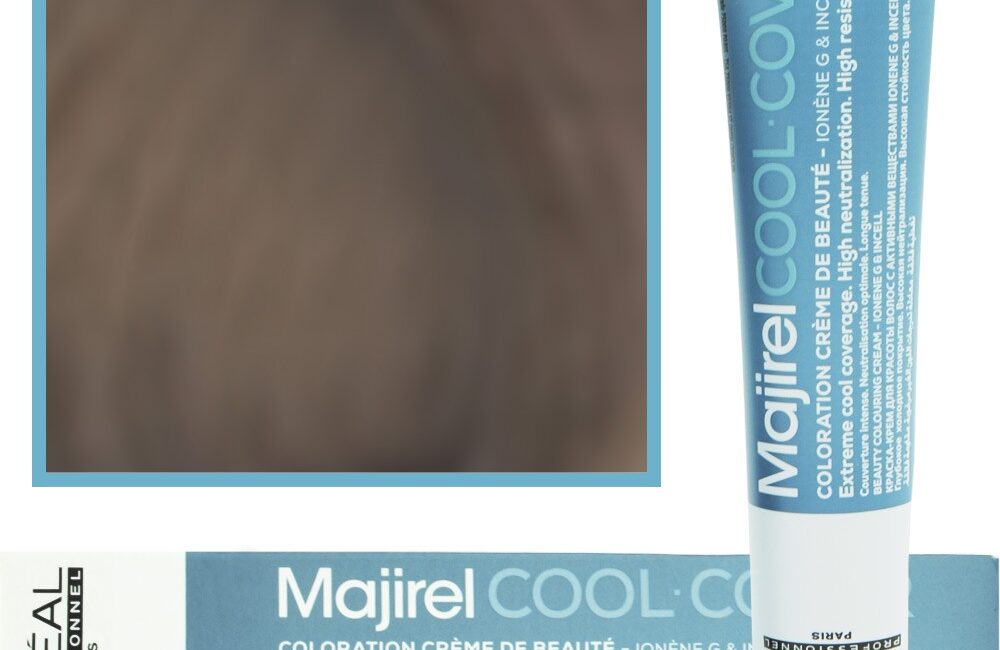 Loreal Majirel Cool Cover - farba zimne odcienie chłodnych blondów, 50ml 7.17 Blond Popielaty Metaliczny