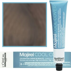 Loreal Majirel Cool Cover - farba zimne odcienie chłodnych blondów, 50ml 7.17 Blond Popielaty Metaliczny
