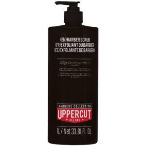 Uppercut Deluxe Barber Scrub - szampon z peelingiem do usuwania pomad, 1000ml
