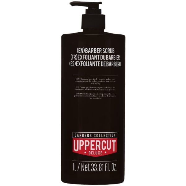 Uppercut Deluxe Barber Scrub - szampon z peelingiem do usuwania pomad, 1000ml