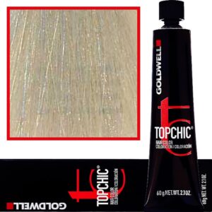 Goldwell Topchic - profesjonalna farba do włosów, 60ml 10-V Ekstra Jasny Fioletowy Blond