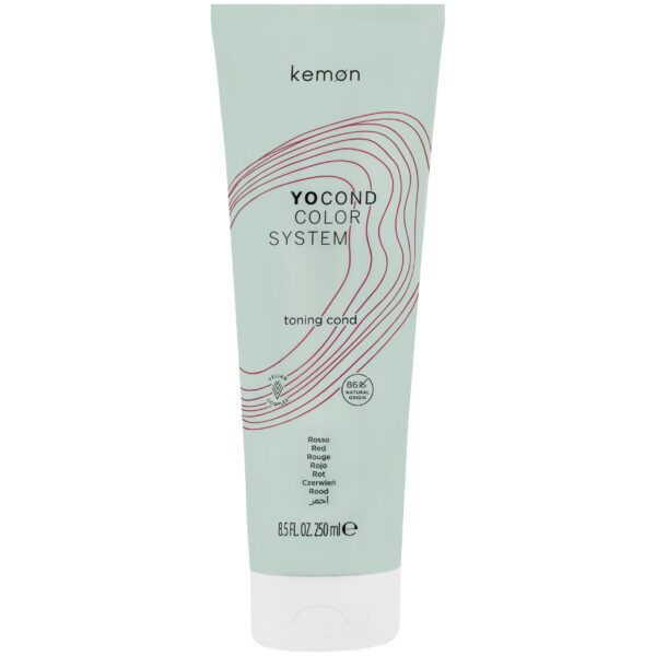 Kemon Yo Cond Color System Toning Conditioner - koloryzująca odżywka do włosów, 250ml Rosso | Czerwień