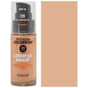 Revlon Colorstay - podkład do cery tłustej i mieszanej z pompką, 30ml COMBI/OILY 220