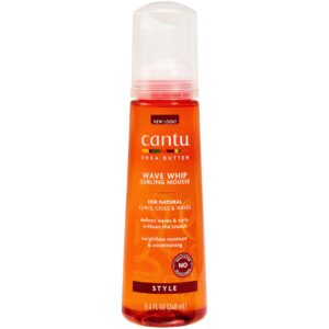 Cantu Shea Butter Wave Whip Curling Mousse - stylizator do włosów kręconych, 248ml