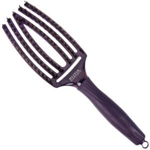 Olivia Garden Finger Brush Medium Midnight Desert - szczotka do rozczesywania włosów Violet Amethyst | Fioletowy Ametyst
