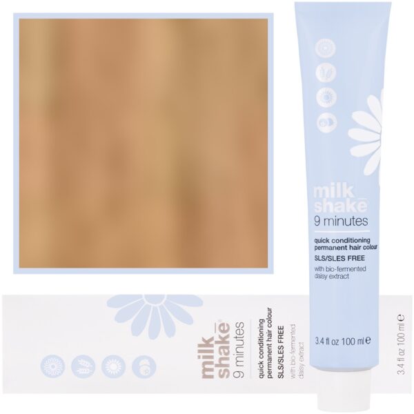 Milk Shake 9 Minutes - farba do włosów 100ml, pełna paleta kolorów 10,3 | 10G || Najjaśniejszy Złocisty Platynowy Blond