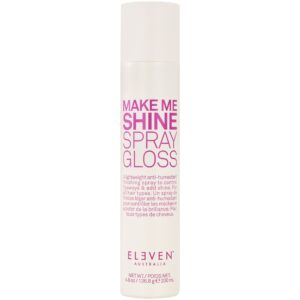 Eleven Australia Make Me Shine Spray Gloss - lekki lakier, nabłyszcza, utrwala fryzurę, 200ml