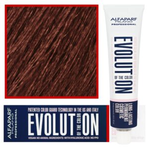 Alfaparf Evolution - wegańska farba do koloryzacji włosów, 60ml 7,4 | Średni Miedziany Blond