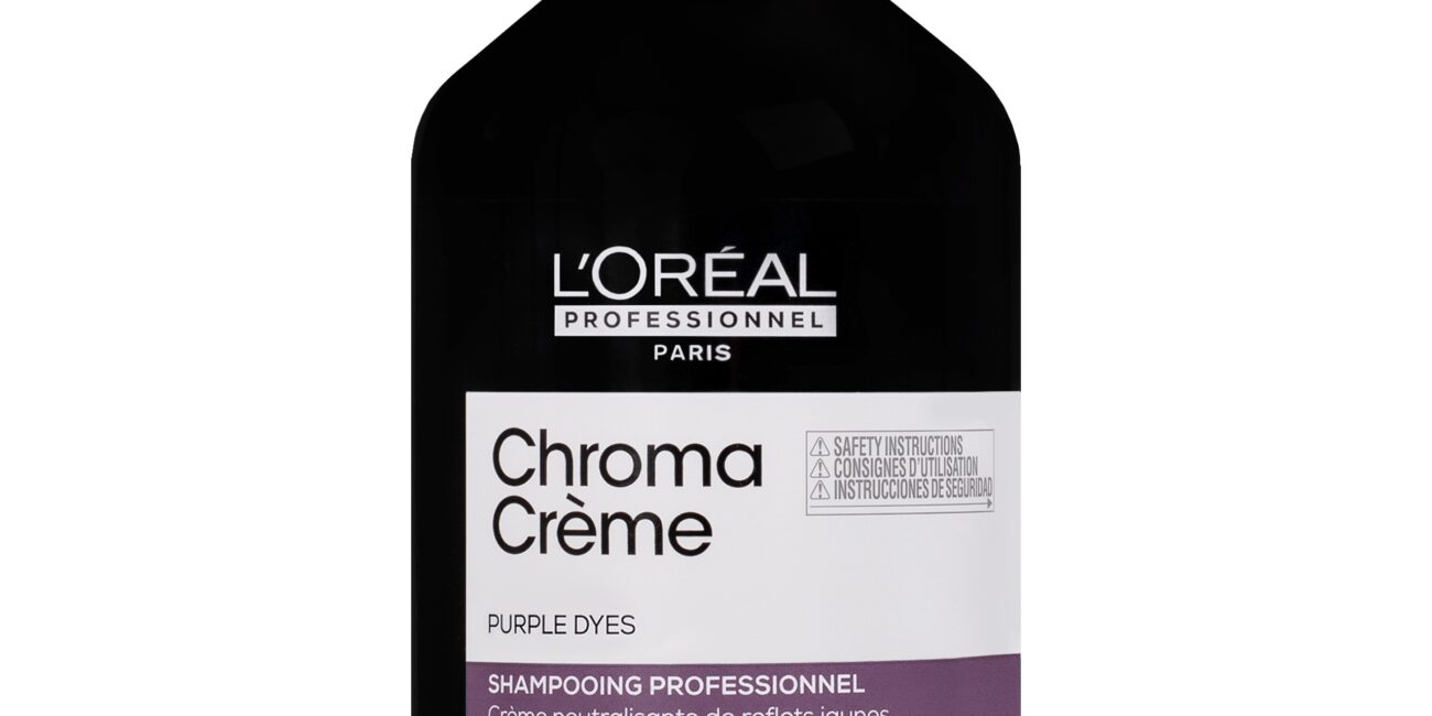 Loreal Chroma Creme Shampoo Purple Dyes – szampon do włosów farbowanych na blond, 300ml