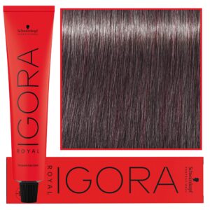 Schwarzkopf Professional Igora Royal - trwała farba do włosów o innowacyjnej formule, 60ml 8-19 | Jasny Blond Cendre Fioletowy