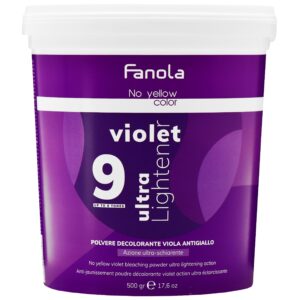 Fanola No Yellow Ultra Lightener - rozjaśniacz neutralizujący żółte refleksy, 500g