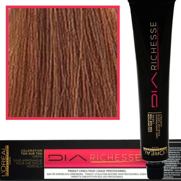 Loreal Dia Richesse farba do włosów 50ml 6.34 Ciemny Blond Złocisto-Miedziany