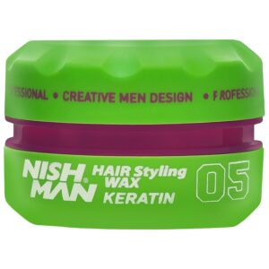 Nishman Hair Wax 05 Keratin - keratynowa pomada do włosów, 150ml