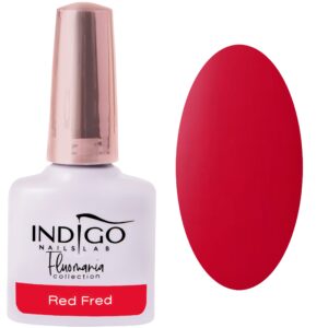 Indigo Gel Polish lakier hybrydowy, kolory 7ml Red Fred