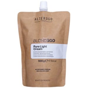 Alter Ego BlondEgo Pure Light Cream - rozjaśniacz do włosów w kremie, 500g