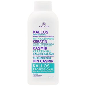 Kallos Professional Repair Hair Conditioner - regenerujący balsam do włosów z keratyną i kaszmirem, 1000ml