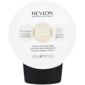 Revlon Nutri Color Mask - Maska koloryzująca do włosów, 240ml 931 Jasny Beż