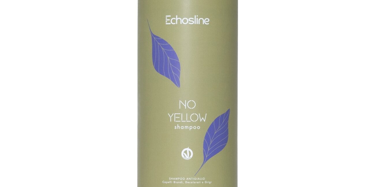 Echosline No Yellow - szampon neutralizujący żółte tony, 1000ml
