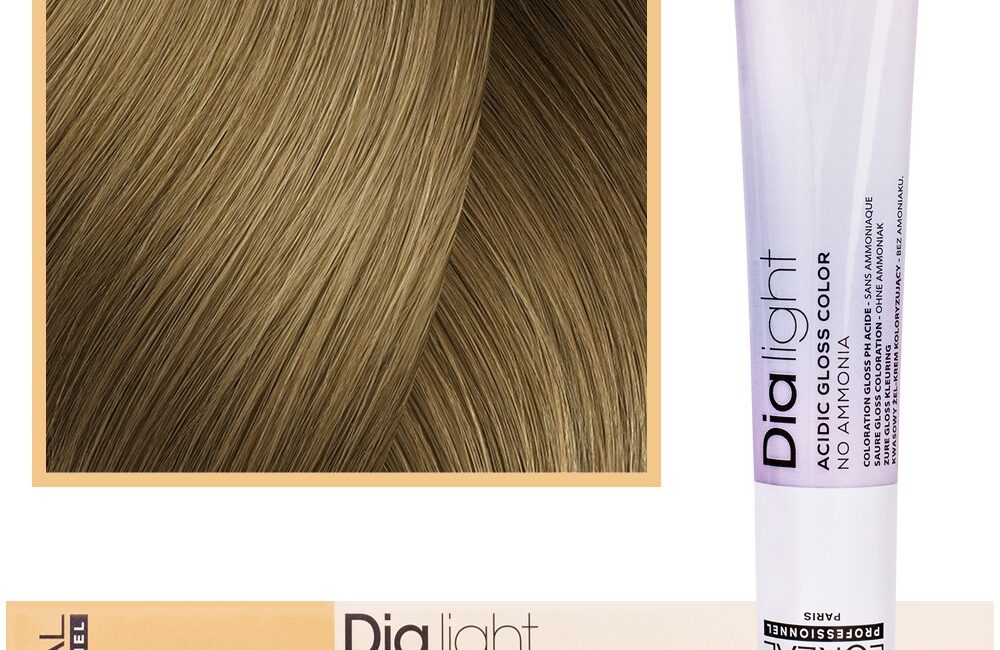 Loreal Dia Light - profesjonalna farba do włosów, 50ml 8.3 Jasny Blond Złocisty