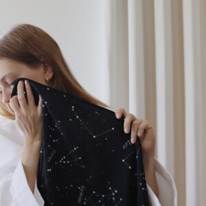Ręcznik do włosów z materiału bambusowo-algowego kosmos liqen