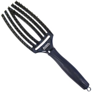Olivia Garden Finger Brush Medium Midnight Desert - szczotka do rozczesywania włosów Blue Sapphire | Niebieski Szafir